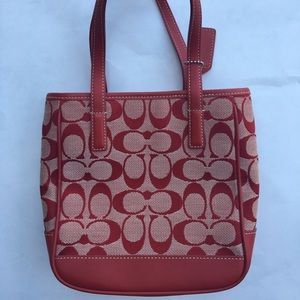 Coach Red leather women’s Handbag